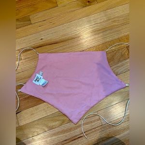 Princess Polly silky light pink top.